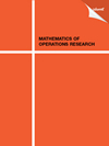 MATHEMATICS OF OPERATIONS RESEARCH雜志封面